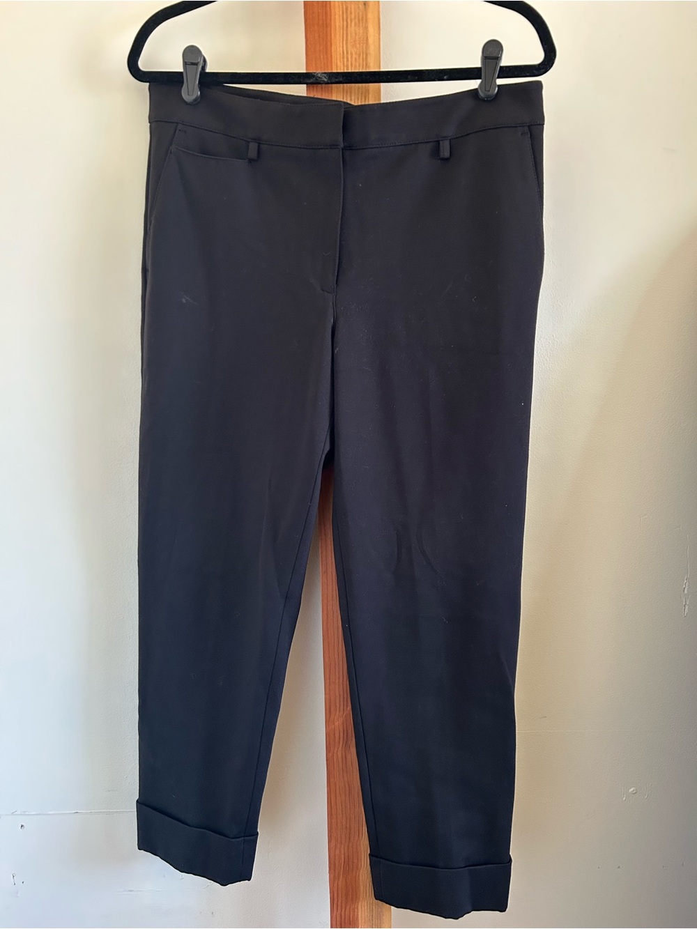 White House Black Market Black Cropped Dress Pants